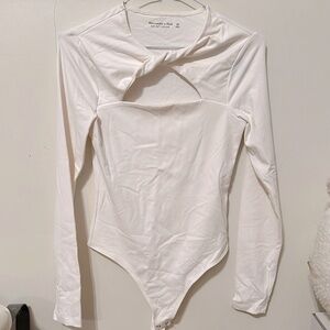 Abercrombie Soft Collection twist front bodysuit